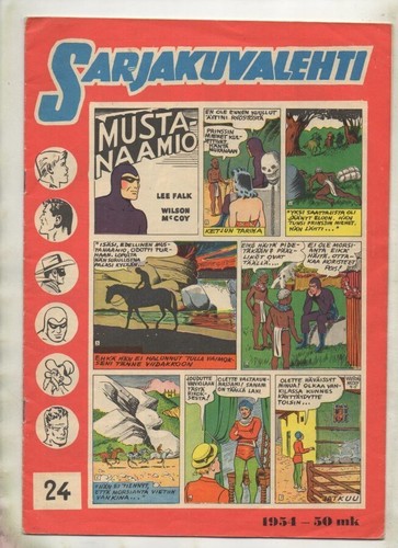 Phantom 1954 finnish comic - phantom,
