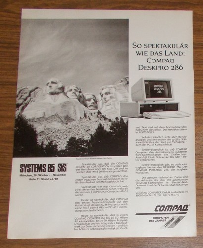 Rare advertising compaq - advertising,