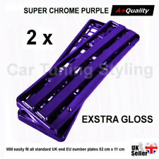 2 x Purple Chrome Super Gloss