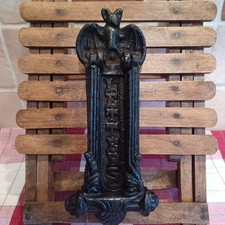 ~Bat Letter Box~Door Knocker~Black Wrought Iron~Vintage Style~