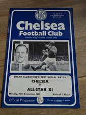 1963/64  CHELSEA v ALL-STAR XI