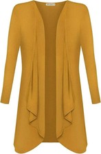 Women's Long Sleeve Open Front Cardigan  Boyfriend Style Oversized Top