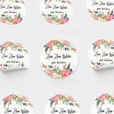 Zam Zam Water stickers zam zam personalised label, Zam Zam Wedding gift favour