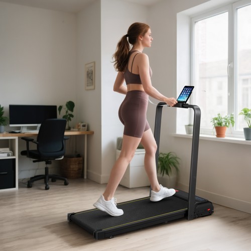 Folding treadmill walking pad - folding,