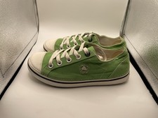 Crocs Hover Women Shoes Green Canvas Size 6