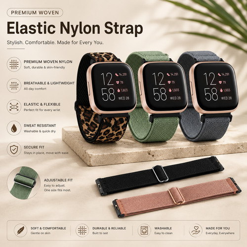 Nylon watch band for fitbit - nylon,