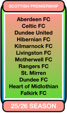 25/26 SCOTTISH PREMIERSHIP