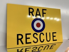 RAF RESCUE Retro Sign Board