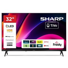 SHARP 32 Inch TV HD TiVo Frameless Smart QLED TV 32HE3245K 3 HDMI Inputs