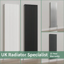 1800mm Vertical Designer Radiator Flat Panel Oval Column Central Heating Rads