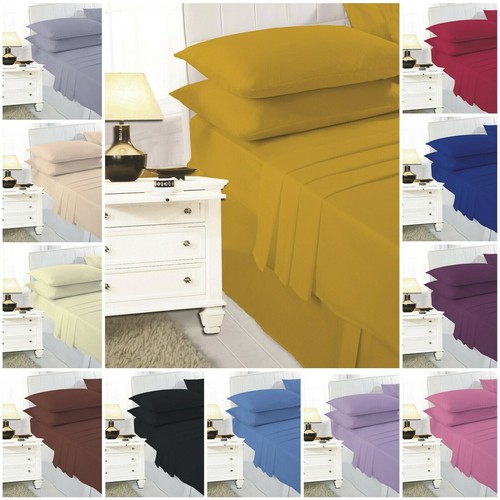 Easy care plain sheet set - easy,