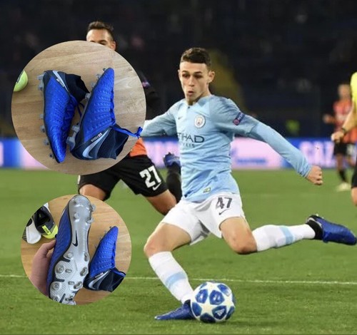 Phil foden match worn boots - foden,
