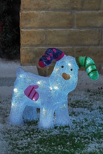 Acrylic snowdog light - acrylic,