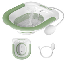 Sitz Bath for Toilet Sitz Bath for Hemorrhoids Postpartum Care Foldable Hanging