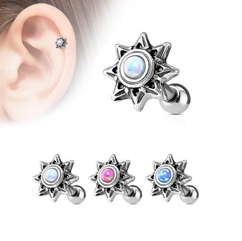 Cartilage earring crystal - earring,