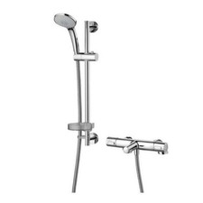 Ideal Standard Ceratherm 100 Bath Shower Mixer and IdealRain M3 Shower Kit 