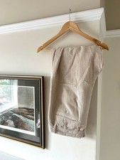 zara man chunky cord corduroy cream trousers size 32