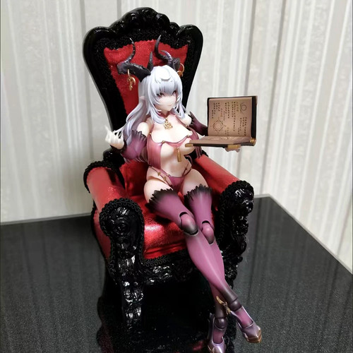 Custom red sofa - model, for