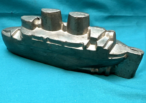 Pewter boat ship - pewter,