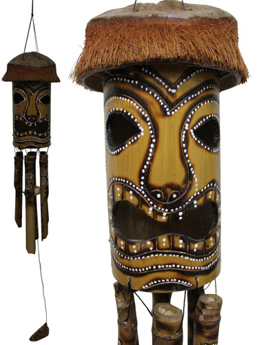 Tiki mask beautiful bamboo - tiki,