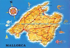 D138829 Mallorca Map Isla de
