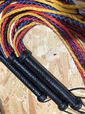 Leather Flogger Whip Paddle