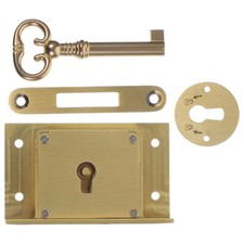 Mortice Cupboard Lock Vintage