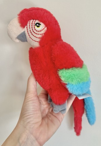 Parrot red macaw plush soft - parrot,
