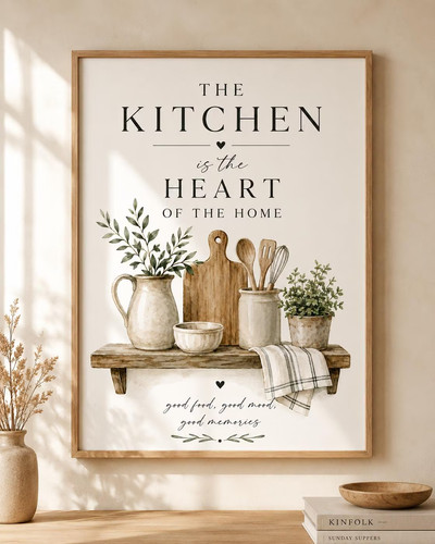 Kitchen wall art print - kitchen,