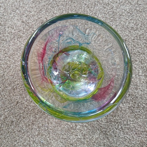 Unique art glass bowl studio - art,