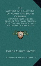 THE ALSTONS AND ALLSTONS OF
