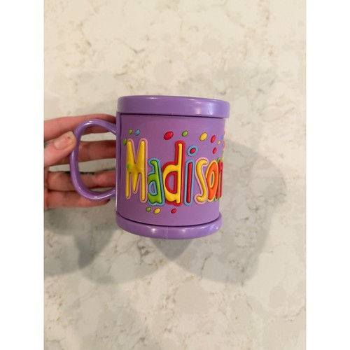 Madison name mug purple - mug,