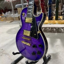 6 String Electric Guitar Flame