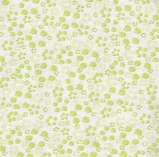 Paddington Bear Lime Green Prints & Shoe 100% Cotton Fabric by the 1/4 yard