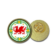 Wales dragon badge metal pins - badge,