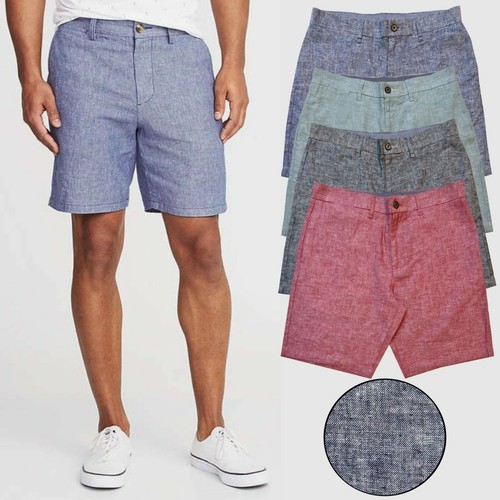 Brand mens shorts - brand, oxford
