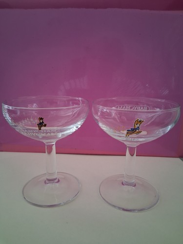 Vintage babycham glasses - glasses, 50s