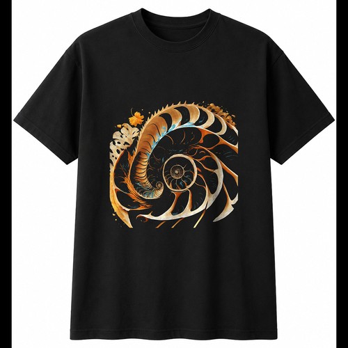 Detailed nautilus torn - nautilus,