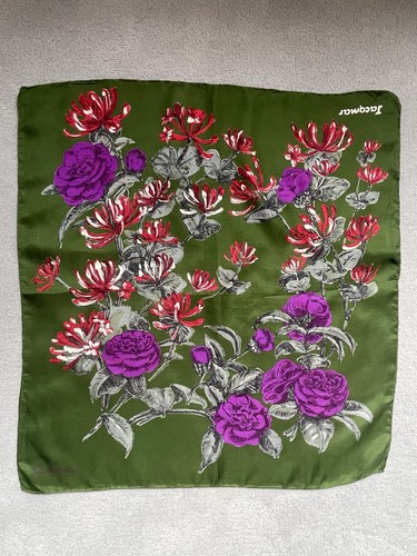 Jacqmar vintage silk scarf - jacqmar,