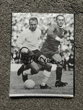 Jimmy Greaves Spurs Hand Signed 8x6 Inch Newspaper Clipping with AFTAL COA
