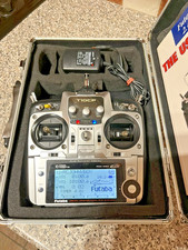 FUTABA 10CP TRANSMITTER 2.4GHZ  FASST + CASE + CHARGER + BOOKLET RC AEROPLANE