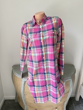 LANDS END MADRAS Pink PLAID