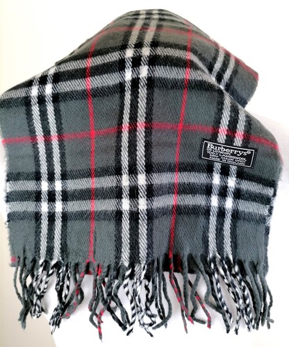 Burberry grey red black white - black,