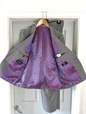 JEFF BANKS GREY WOOL BLEND