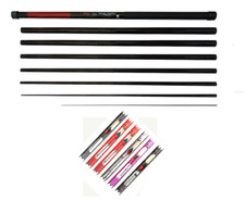 Carp Fishing Zwim TAKE APART Fishing Pole 14 Elastic Fitted 8m + 6 Pole Rigs