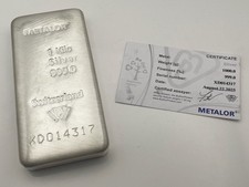 Metalor Bullion 1kg Bar 999