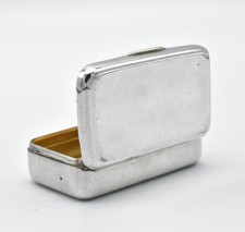 Antique Solid Silver Snuff Box