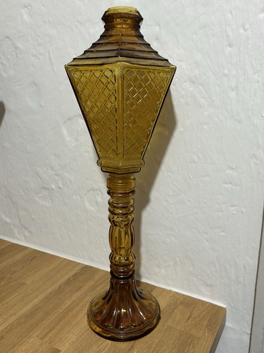 Vtg empoli amber - empoli, glass