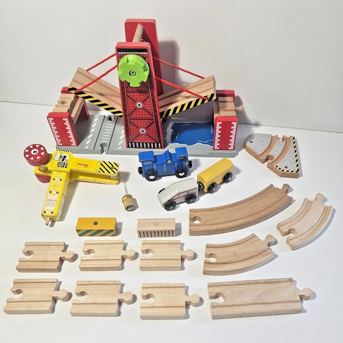 Wooden railway trains - railway,