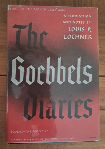 The goebbels diaries 1942 - diaries, 1942-1943